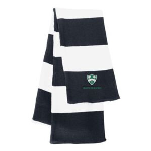 Rugby Striped Knit Scarf Thumbnail