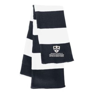 Rugby Striped Knit Scarf Thumbnail