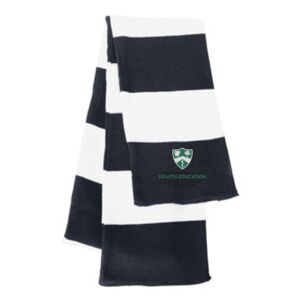 Rugby Striped Knit Scarf Thumbnail