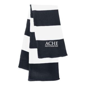Rugby Striped Knit Scarf Thumbnail